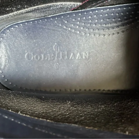 Cole Haan Navy Chukka Boots - Picture 5 of 7